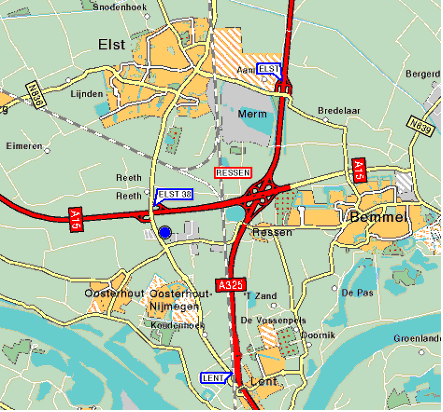 Route naar Garage Zaat